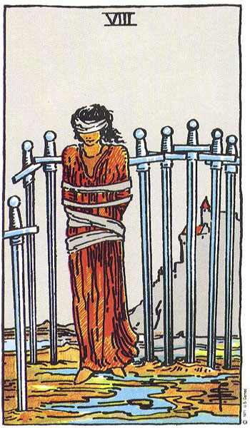 Eight of Swords tarot card