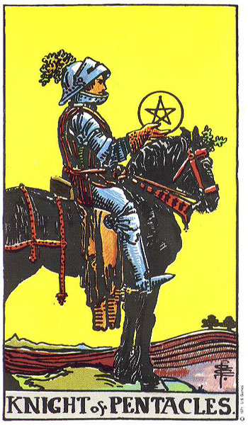 Knight of Pentacles tarot card
