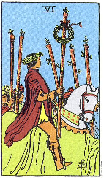Six of Wands, Rider–Waite–Smith tarot card