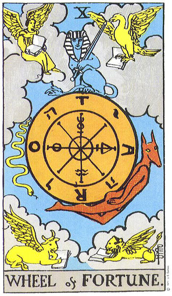 Wheel of Fortune tarot card